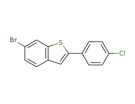 Benzo[b]thiophene, 6-bromo-2-(4-chlorophenyl)-