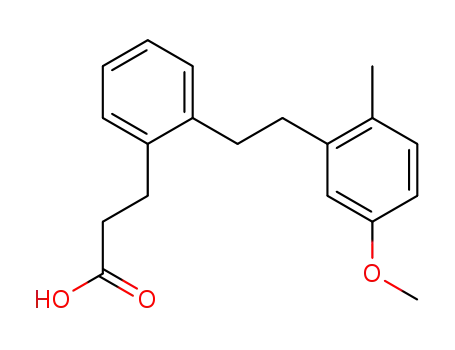 Benzenepropanoic acid, 2-[2-(5-methoxy-2-methylphenyl)ethyl]-