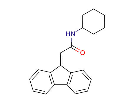 N-Cyclohexyl-2-fluoren-9-ylidene-acetamide