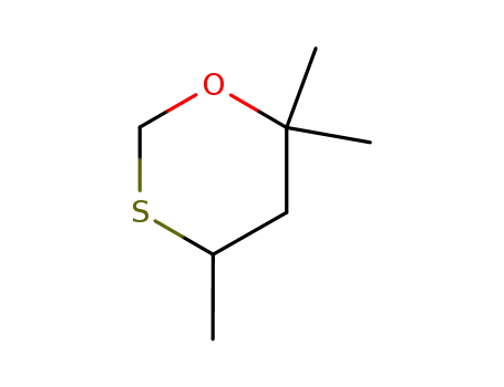 Molecular Structure of 89529-73-7 (1,3-Oxathiane, 4,6,6-trimethyl-)
