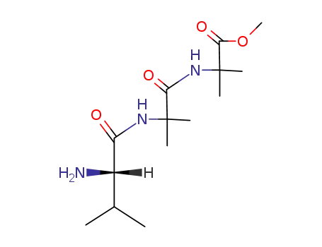 Alanine, 2-methyl-N-(2-methyl-N-L-valylalanyl)-, methyl ester