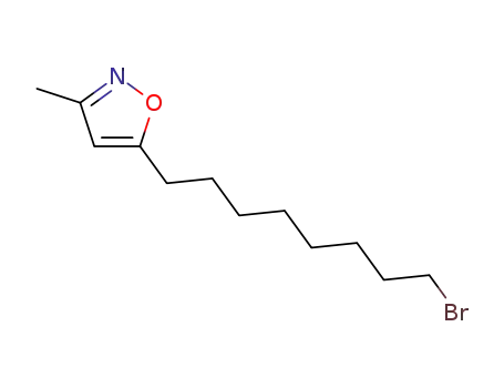 Molecular Structure of 98033-90-0 (5-(8-bromooctyl)-3-methylisoxazole)