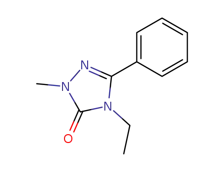 Molecular Structure of 947-85-3 (4-ethyl-2-methyl-5-phenyl-2,4-dihydro-3H-1,2,4-triazol-3-one)