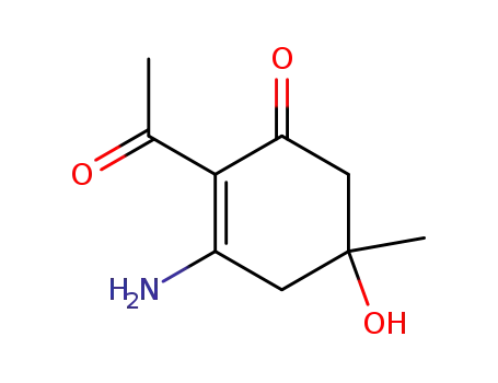 2-Acetyl-3-amino-5-hydroxy-5-methyl-2-cyclohexenon