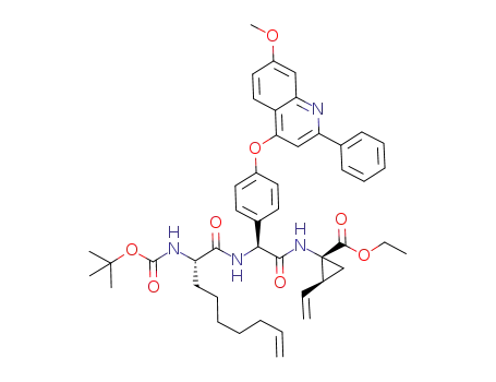 C<sub>46</sub>H<sub>54</sub>N<sub>4</sub>O<sub>8</sub>