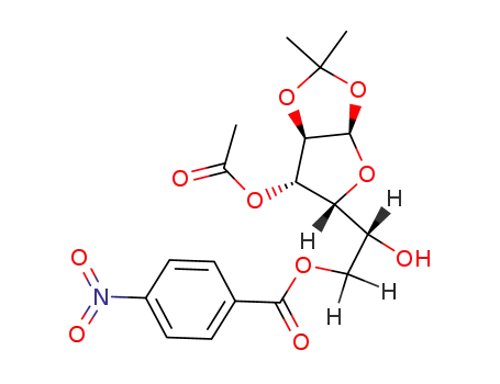 3-O-acetyl-1,2-O-isopropylidene-6-O-(p-nitrobenzoyl)-D-glucofuranose