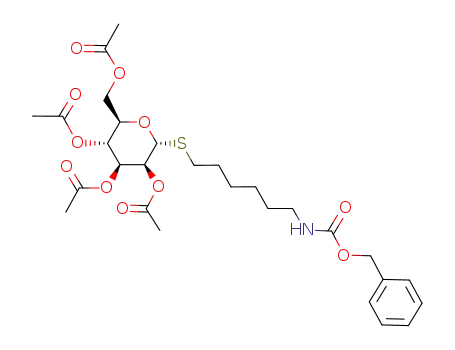 6-(benzyloxycarbonylamino)hexyl 2,3,4,6-tetra-O-acetyl-1-thio-α-D-mannopyranoside