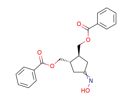 3(S)-trans-3,4-Bis<(benzoyloxy)methyl>cyclopentanone oxime