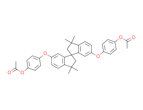 Phenol,
4,4'-[(2,2',3,3'-tetrahydro-3,3,3',3'-tetramethyl-1,1'-spirobi[1H-indene]-6,
6'-diyl)bis(oxy)]bis-, diacetate