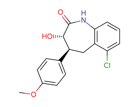 (3S,4S)-6-Chloro-3-hydroxy-4-(4-methoxy-phenyl)-1,3,4,5-tetrahydro-benzo[b]azepin-2-one