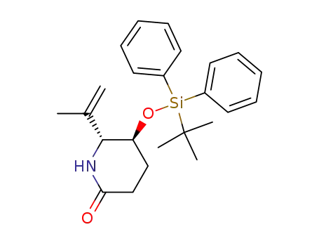 (5S,6R)-5-(tert-Butyl-diphenyl-silanyloxy)-6-isopropenyl-piperidin-2-one
