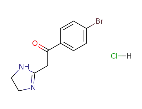 Ethanone, 1-(4-bromophenyl)-2-(4,5-dihydro-1H-imidazol-2-yl)-,
monohydrochloride