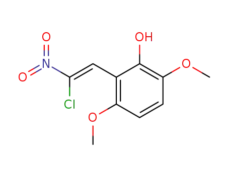 2-((Z)-2-Chloro-2-nitro-vinyl)-3,6-dimethoxy-phenol