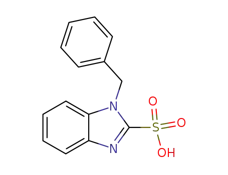 Molecular Structure of 90331-20-7 (1-BENZYL-1H-BENZIMIDAZOLE-2-SULFONIC ACID)