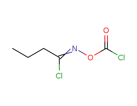 Butanimidoyl chloride, N-[(chlorocarbonyl)oxy]-