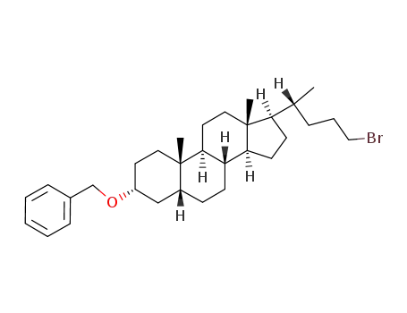 Molecular Structure of 145476-18-2 (3α-benzyloxy-24-bromocholane)