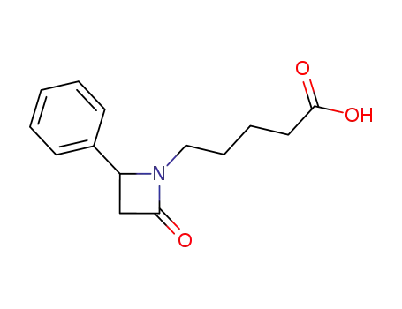 (RS)-5-(2-oxo-4-phenylazetidin-1-yl)valerianic acid