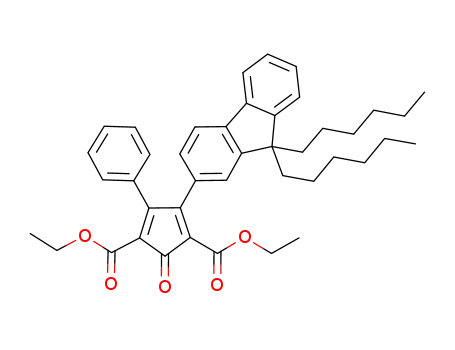diethyl 4-(9,9-dihexyl-2-fluorenyl)-2-oxo-5-phenyl-3,5-cyclopentadiene-1,3-dicarboxylate