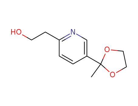 2-(5-(2-METHYL-1,3-DIOXOLAN-2-YL)-2-PYRIDYL]ETHANOL