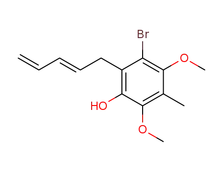 Phenol, 3-bromo-4,6-dimethoxy-5-methyl-2-(2,4-pentadienyl)-, (E)-