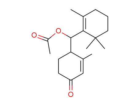 Acetic acid (2-methyl-4-oxo-cyclohex-2-enyl)-(2,6,6-trimethyl-cyclohex-1-enyl)-methyl ester