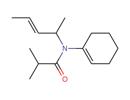 N-Cyclohex-1-enyl-N-((E)-1-methyl-but-2-enyl)-isobutyramide