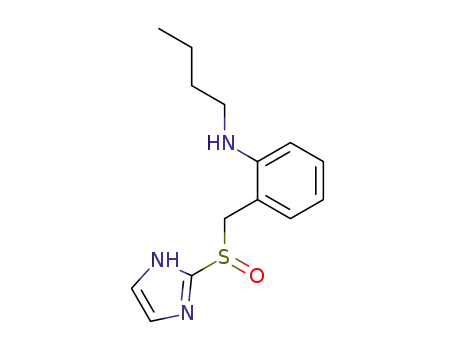 Benzenamine, N-butyl-2-[(1H-imidazol-2-ylsulfinyl)methyl]-