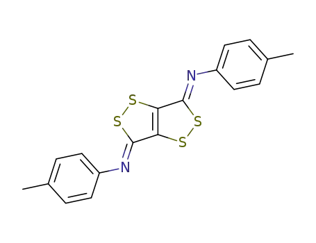 3H,6H-3,6-bis(p-methyl-phenylimino)-1,2-dithiolo<4,3-c>1,2-dithiole