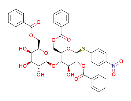 p-nitrophenyl 2,6,6'-tri-O-benzoyl-1-thio-β-D-lactoside