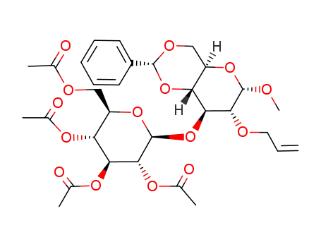Methyl 2-O-Allyl-4,6-O-benzylidene-3-O-(2’,3’,4’,6’-tetra-O-acetyl-α-D-mannopyranosyl)-α-D-mannopyranoside