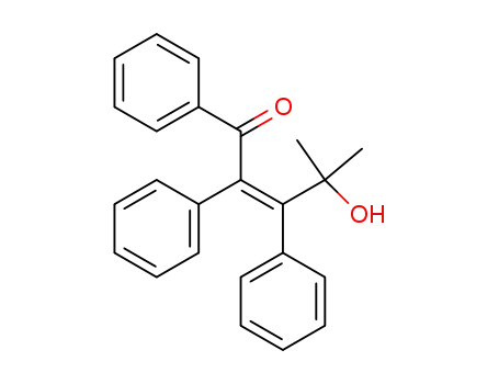4-hydroxy-4-methyl-1,2,3-triphenylpenten-1-one