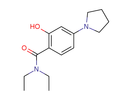 N,N-diethyl-2-hydroxy-4-(1-pyrrolidinyl)benzamide