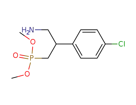 Dimethyl 3-amino-2-(4-chlorophenyl)propylphosphonate