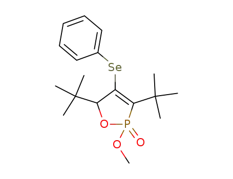 (E)-3,5-di-tert-butyl-2-methoxy-4-(phenylseleno)-1,2-oxaphosphol-3-ene 2-oxide
