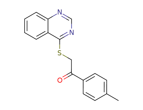 Ethanone, 1-(4-methylphenyl)-2-(4-quinazolinylthio)-