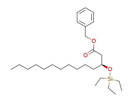 benzyl (S)-3-O-triethylsilyl-hydroxymyristate