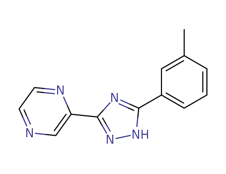 5-(3-methylphenyl)-3-(2-pyrazinyl)-1H-1,2,4-triazole