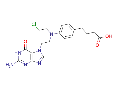 N-(7-guanyl)ethyl-N-chloroethyl-p-aminophenylbutyric acid