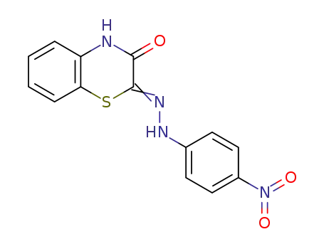Molecular Structure of 89479-52-7 (2H-1,4-Benzothiazine-2,3(4H)-dione, 2-[(4-nitrophenyl)hydrazone])