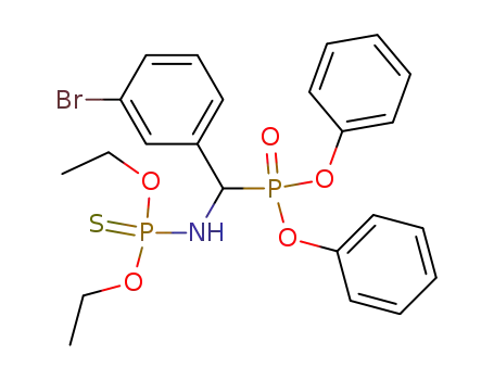 [(3-Bromo-phenyl)-(diethoxy-thiophosphorylamino)-methyl]-phosphonic acid diphenyl ester