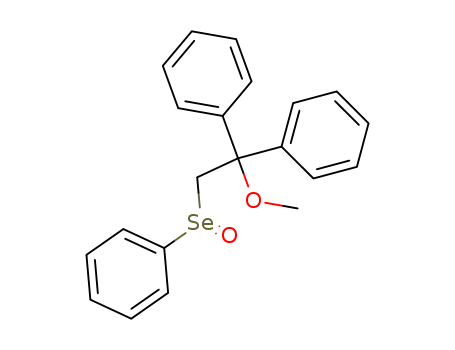 Benzene, 1,1'-[1-methoxy-2-(phenylseleninyl)ethylidene]bis-