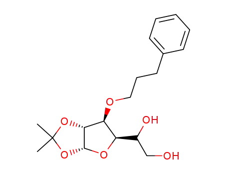 1,2-Isopropylidene-3-O-(3'-phenylpropyl)-α-D-glucofuranose