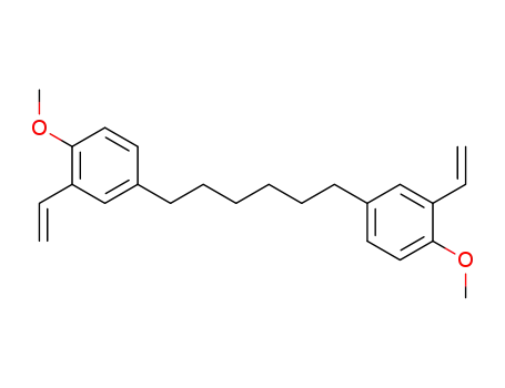 1,6-bis(3-vinyl-4-methoxyphenyl)hexane