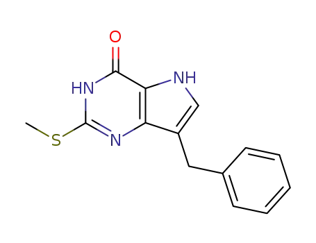 7-benzyl-2-(methylthio)-4-oxo-3H,5H-pyrrolo<3,2-d>pyrimidine