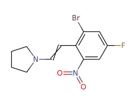 1-[2-(2-bromo-4-fluoro-6-nitro-phenyl)-vinyl]-pyrrolidine