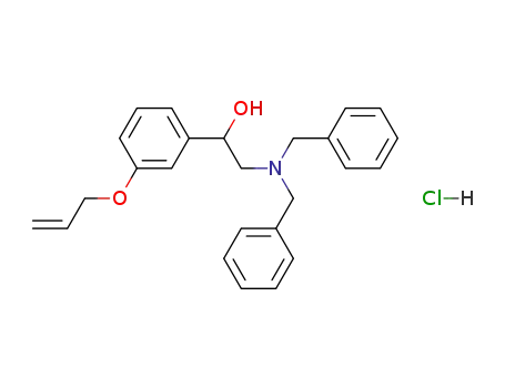 Benzenemethanol,
a-[[bis(phenylmethyl)amino]methyl]-3-(2-propenyloxy)-, hydrochloride