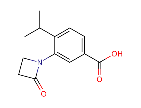 3-(2-Oxoazetidin-1-yl)-4-(propan-2-yl)benzoic acid