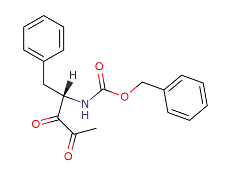 <2,3-dioxo-1-(phenylmethyl)butyl>carbamic acid phenylmethyl ester
