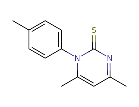 2(1H)-Pyrimidinethione, 4,6-dimethyl-1-(4-methylphenyl)-