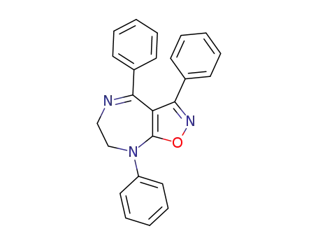 3,4,8-Triphenyl-6,7-dihydro-8H-isoxazolo<5,4-e>-1,4-diazepin